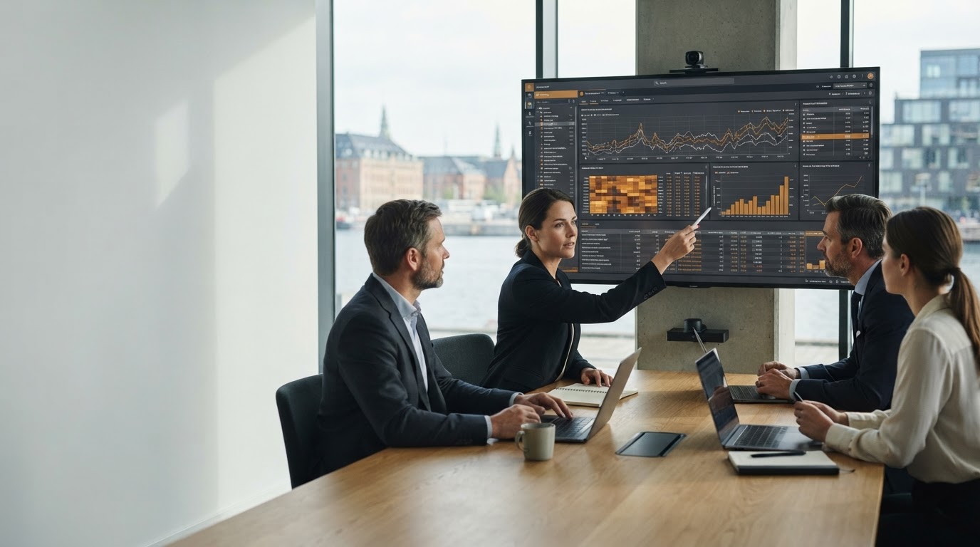 Kivter Harvik dashboard med AI-drevet analyse af markedsdata og strategier